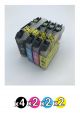 Compatible Brother 137XL-135XL  Value Pack (4 Black + 2 Cyan + 2 Magenta + 2 Yellow)