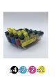 Compatible Brother LC-3313 Ink Cartridge High Yield Value Pack (4 Black + 2 Cyan + 2 Magenta + 2 Yellow)