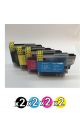 Compatible Brother 67 Value Pack (2 Black + 2 Cyan + 2 Magenta + 2 Yellow)