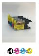 Compatible Brother 73-77XL Value Pack (4 Black + 2 Cyan + 2 Magenta + 2 Yellow)