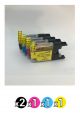 Compatible Brother 73-77XL Value Pack (2 Black + 1 Cyan + 1 Magenta + 1 Yellow)