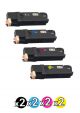 Compatible Fuji Xerox C1110 Toner Value Pack (2 Black + 2 Cyan + 2 Magenta + 2 Yellow)