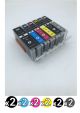 Compatible Canon PGI-650XL CLI-651XL Value Pack (2 Black + 2 Cyan + 2 Magenta + 2 Yellow + 2 Photo Black + 2 Grey)