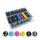 Compatible Canon PGI-670XL CLI-671XL Value Pack (2 Black + 1 Cyan + 1 Magenta + 1 Yellow + 1 Photo Black + 1 Grey)