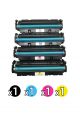Compatible HP #508X Toner Value 4 Pack ( 1 Black + 1 Cyan + 1 Magenta + 1 Yellow ) (CF360X-CF361X )