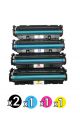 Compatible HP #508X Toner Value 5 Pack ( 2 Black + 1 Cyan + 1 Magenta + 1 Yellow ) (CF360X-CF361X )
