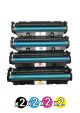 Compatible HP #508X Toner Value 8 Pack ( 2 Black + 2 Cyan + 2 Magenta + 2 Yellow ) ( CF360X-CF363X )
