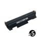 Compatible HP CF279A (79A) Value Pack (5 Black)