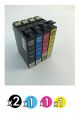 Compatible Epson 288XL Value Pack (2 Black + 1 Cyan + 1 Magenta + 1 Yellow)