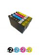 Compatible Epson 503XL Value Pack of 8 ( 2 Black + 2 Cyan + 2 Magenta + 2 Yellow )