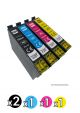Compatible Epson 604XL Value Pack of 5 ( 2 Black + 1 Cyan + 1 Magenta + 1 Yellow )