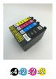 Compatible Epson 702XL Value Pack (4 Black + 2 Cyan + 2 Magenta + 2 Yellow)