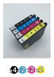 Compatible Epson 73N Value Pack (4 Black + 2 Cyan + 2 Magenta + 2 Yellow)
