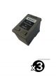 Compatible HP 21BXL Value Pack of 3 ( 3 Black )