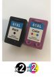 Compatible HP 61XL High Yield Ink Cartridges Value Pack (2 Black + 2 Colour)