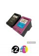 Compatible HP 62BXL + 62CXL Value Pack of 3 ( 2 Black + 1 Colour )