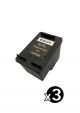 Compatible HP 62BXL Value Pack of 3 ( 3 Black )