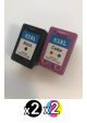 Compatible HP 63XL High Yield Ink Cartridges Value Pack (2 Black + 2 Colour)