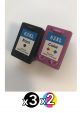 Compatible HP 63XL High Yield Ink Cartridges Value Pack (3 Black + 2 Colour)