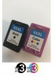 Compatible HP 65XL High Yield Ink Cartridges Value Pack (3 Black + 3 Colour)