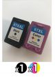 Compatible HP67BXXL & HP67CXL High Yield Ink Cartridges Value Pack (1 Black + 1 Colour)