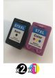 Compatible HP67BXXL & HP67CXL High Yield Ink Cartridges Value Pack (2 Black + 1 Colour)