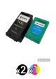 Compatible HP 74XL + 75XL Value Pack of 3 ( 2 Black + 1 Colour )