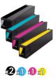 Compatible HP High Yield Ink Cartridge Value Pack of 5 (2 Black + 1 Cyan + 1 Magenta + 1 Yellow)