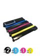 Compatible Kyocera Toner Value Pack of 5 (2 Black + 1 Cyan + 1 Magenta + 1 Yellow)