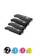 Compatible Fuji Xerox CT202033-202036 Toner Value Pack (2 Black + 1 Cyan + 1 Magenta + 1 Yellow)