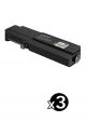 Compatible Fuji Xerox CT202033 Black Toner-11000 pages Value Pack (3 Black)