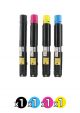 Compatible Fuji Xerox CT202246-202249 Toner Value Pack (1 Black + 1 Cyan + 1 Magenta + 1 Yellow)
