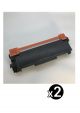Compatible Fuji Xerox CT202330 Black Toner - 2600 pages ea. Value Pack (2 Black)