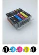 Compatible Canon 650 / 651 XL Value Pack 5 Cartridges