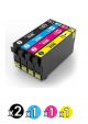 Compatible Epson 812 XL Value Pack (2 Black + 1 Cyan + 1 Magenta + 1 Yellow)