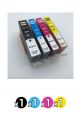 Compatible HP #564 XL Value Pack (4 XL Carts B C M Y)
