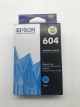Genuine Epson 604 Cyan Ink Cartridge-130 pages