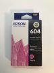Genuine Epson 604 Magenta Ink Cartridge -130 pages