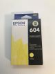 Genuine Epson 604 Yellow Ink Cartridge- 130 pages