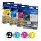 Genuine Brother 135139XL Value Pack (2 Black + 1 Cyan + 1 Magenta + 1 Yellow)
