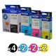 Genuine Brother 239XL-235XL Value Pack (4 Black + 2 Cyan + 2 Magenta + 2 Yellow)
