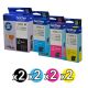 Genuine Brother 239XL-235XL Value Pack (2 Black + 2 Cyan + 2 Magenta + 2 Yellow)