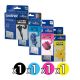 Genuine Brother 37 Value Pack (1 Black + 1 Cyan + 1 Magenta + 1 Yellow)
