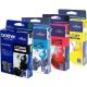 Genuine Brother 38 Value Pack (1 Black + 1 Cyan + 1 Magenta + 1 Yellow)