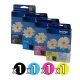 Genuine Brother 39 Value Pack (1 Black + 1 Cyan + 1 Magenta + 1 Yellow)