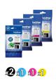Genuine Brother LC-432XL Value Pack  (1 Black + 1 Cyan + 1 Magenta + 1 Yellow)