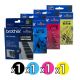 Genuine Brother 57 Value Pack ( 1 Black + 1 Cyan + 1 Magenta + 1 Yellow)
