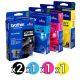 Genuine Brother 67 Value Pack (1 Black + 1 Cyan + 1 Magenta + 1 Yellow)