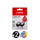 Genuine Canon PG-645XL CL-646XL Value Pack (2 Black + 2 Colour)