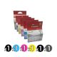 Genuine Canon PGI-520 CLI-521 Value Pack (1 Black + 1 Cyan + 1 Magenta + 1 Yellow + 1 Photo Black + 1 Grey)